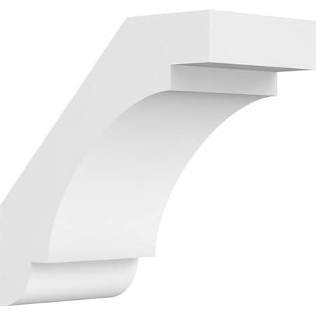 Ekena Millwork 5"W x 10"D x 10"H Standard Aspen Architectural Grade PVC Knee Brace BRCP05X10X10ASP